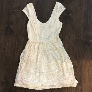 Hollister | White Lace Dress | Size S